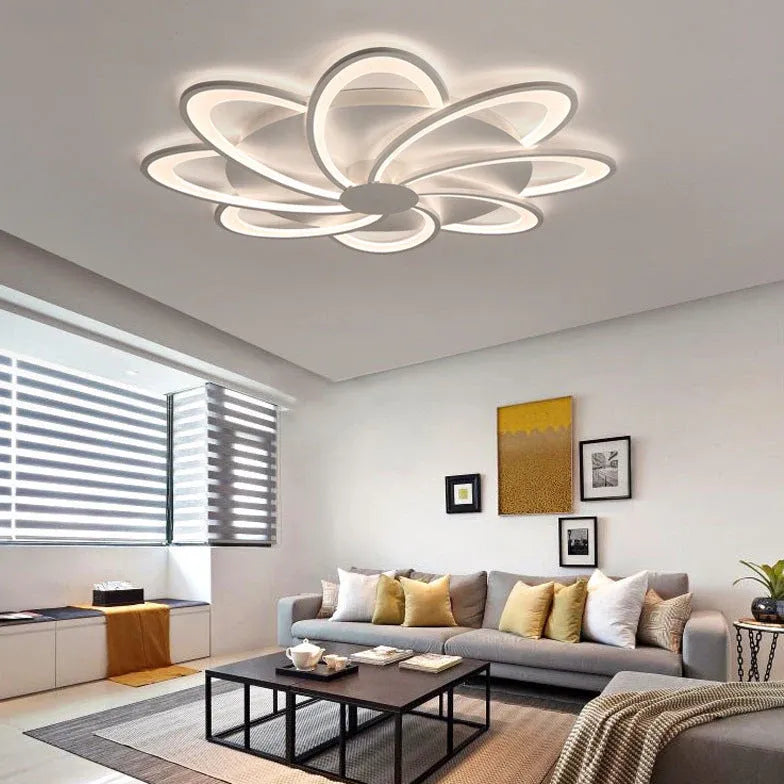 Lampadari eleganti camera da letto Fiori Bianchi - clowasit.com