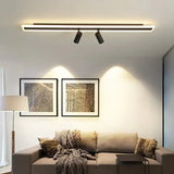 Plafoniera Led Lineare Soffitto Stile Moderno Soggiorno - clowasit.com