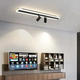 Plafoniera Led Lineare Soffitto Stile Moderno Soggiorno - clowasit.com