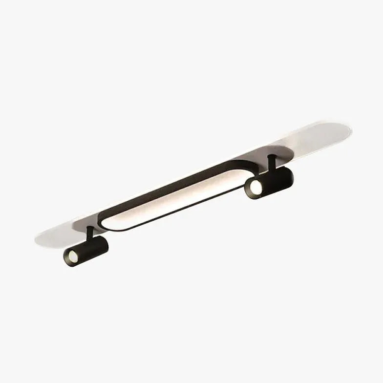 Plafoniere led moderne soffitto Design Nero Regolabile - clowasit.com
