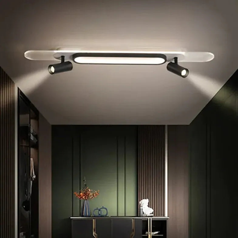Plafoniere led moderne soffitto Design Nero Regolabile - clowasit.com
