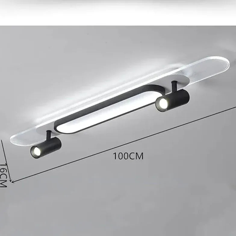Plafoniere led moderne soffitto Design Nero Regolabile - clowasit.com