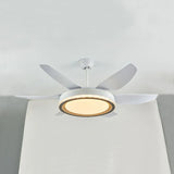 Pala Ventilatore Con Luce Elegante Moderno Bianco - clowasit.com