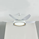 Pala Ventilatore Con Luce Elegante Moderno Bianco - clowasit.com
