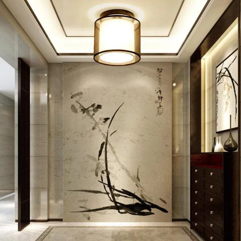 Plafoniera Quadrata Soffitto Design Elegante Corridoio Nero - clowasit.com