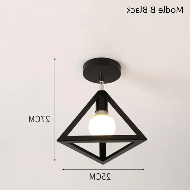Plafoniere moderne da soggiorno Design Geometrico Metallico - clowasit.com