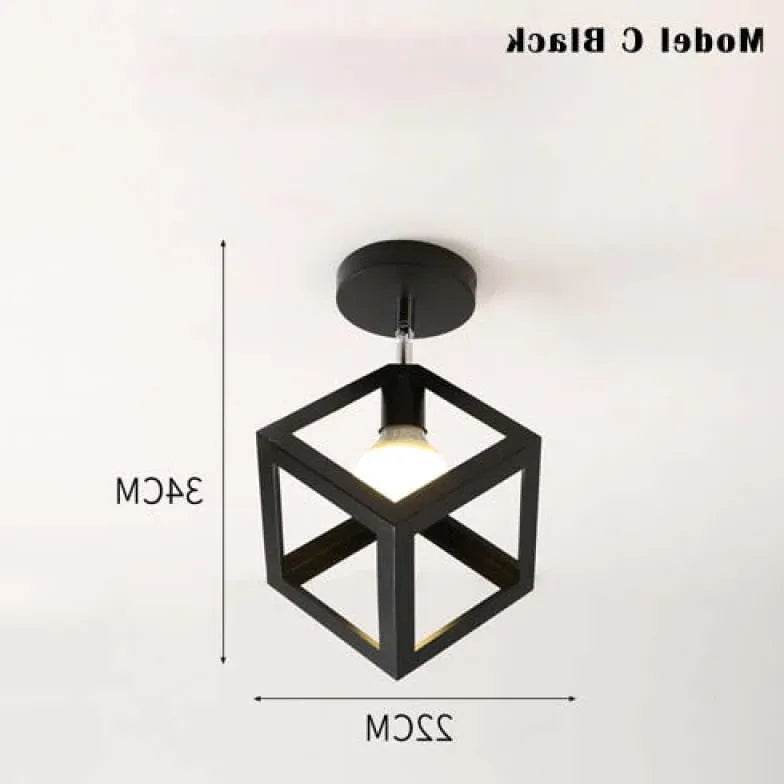 Plafoniere moderne da soggiorno Design Geometrico Metallico - clowasit.com