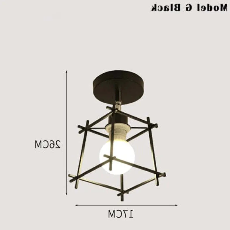 Plafoniere moderne da soggiorno Design Geometrico Metallico - clowasit.com