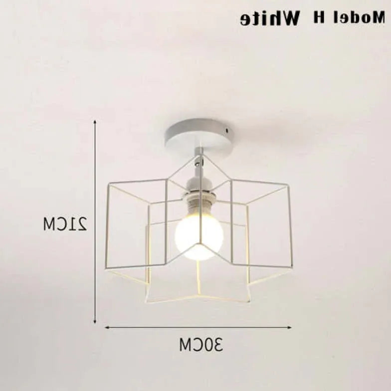 Plafoniere moderne da soggiorno Design Geometrico Metallico - clowasit.com