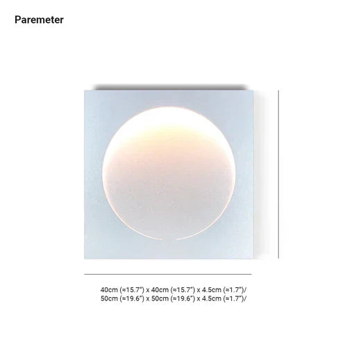 Applique da parete luminose rotondo bianco - clowasit.com