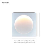 Applique da parete luminose rotondo bianco - clowasit.com