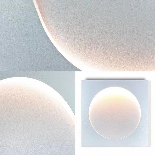 Applique da parete luminose rotondo bianco - clowasit.com