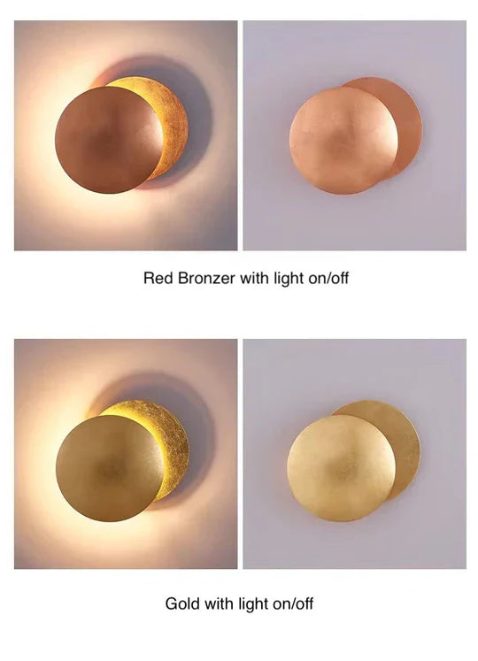 Applique Vistosi Da Parete Luna Eclissi Incantevole - clowasit.com