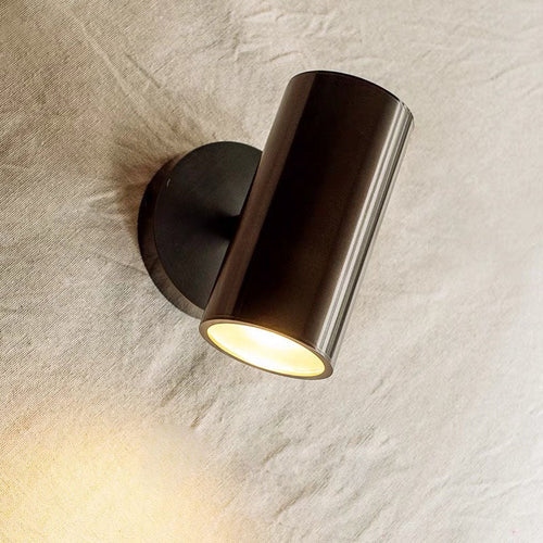Faretti da salotto LED cilindro dorato - clowasit.com