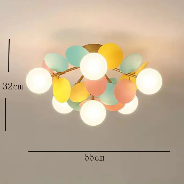 Sospensione Lampadari a Multi Sfera Creativa Macaron - clowasit.com