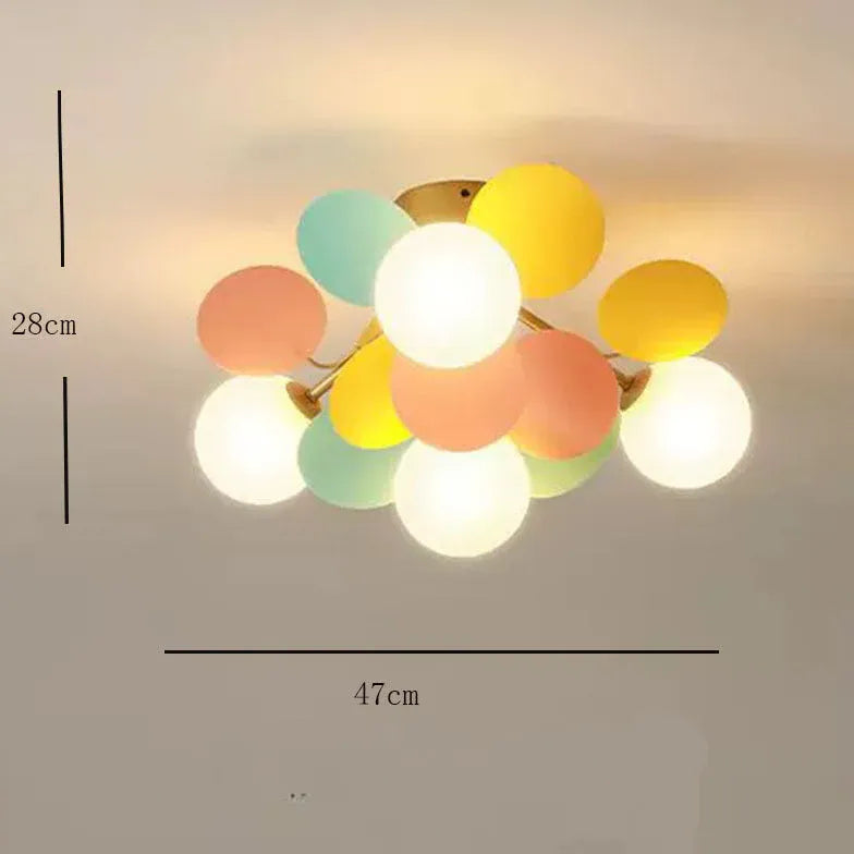 Sospensione Lampadari a Multi Sfera Creativa Macaron - clowasit.com