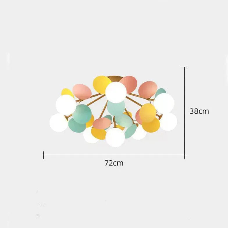 Sospensione Lampadari a Multi Sfera Creativa Macaron - clowasit.com