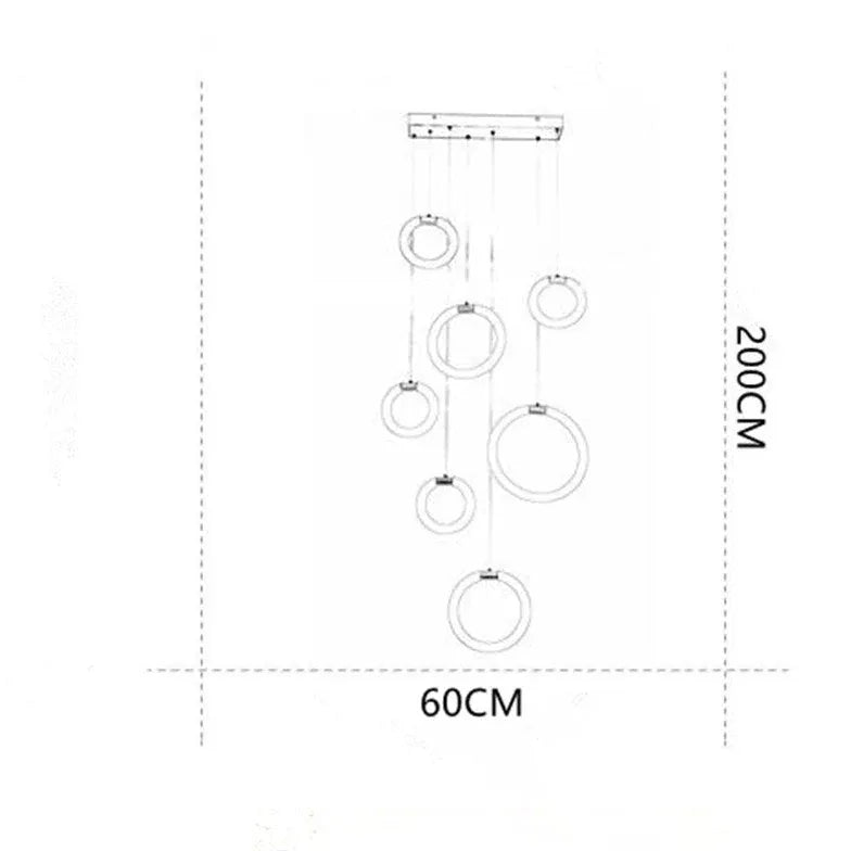 Lampadari Dorati Moderni con Design Elegante LED - clowasit.com