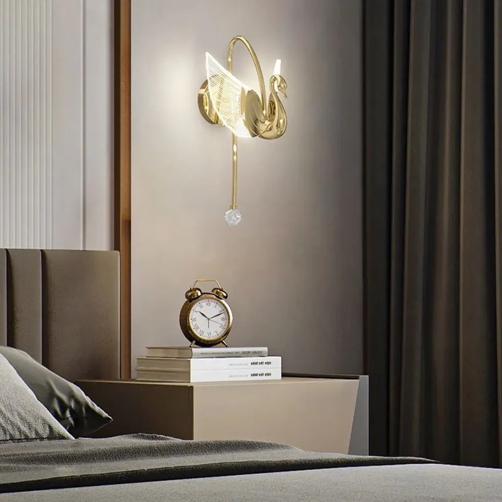 Applique per comodini camera da letto cigno - clowasit.com