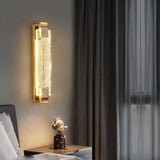 Applique murale doré Vetro rettangolare elegante - clowasit.com