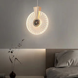 Lampadario con gocce di cristallo moderno Design elegante - clowasit.com