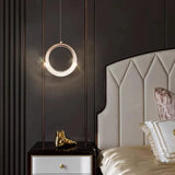 Lampadario con gocce di cristallo moderno Design elegante - clowasit.com