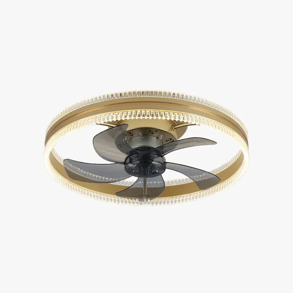 Lampadario ventilatore a soffitto Stile Rotondo - clowasit.com