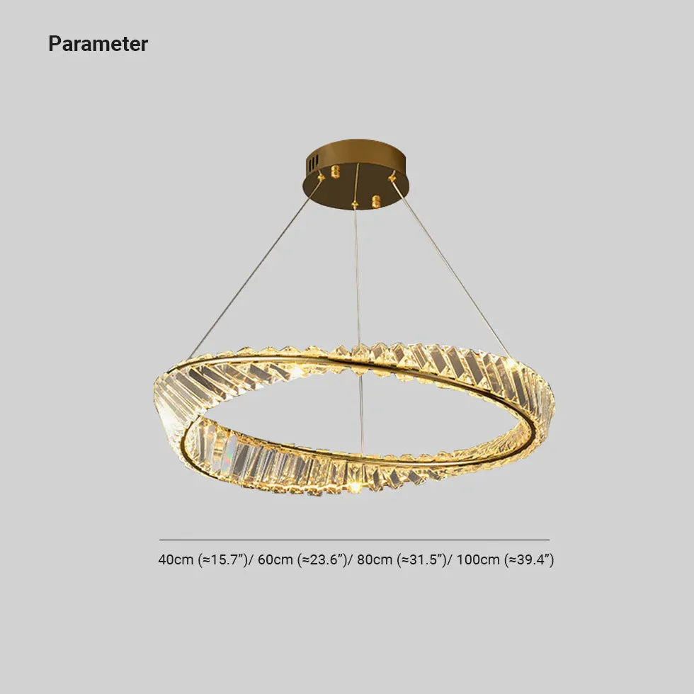 Lampadario Cristalli Pendenti Moderno Stile Ondulato - clowasit.com