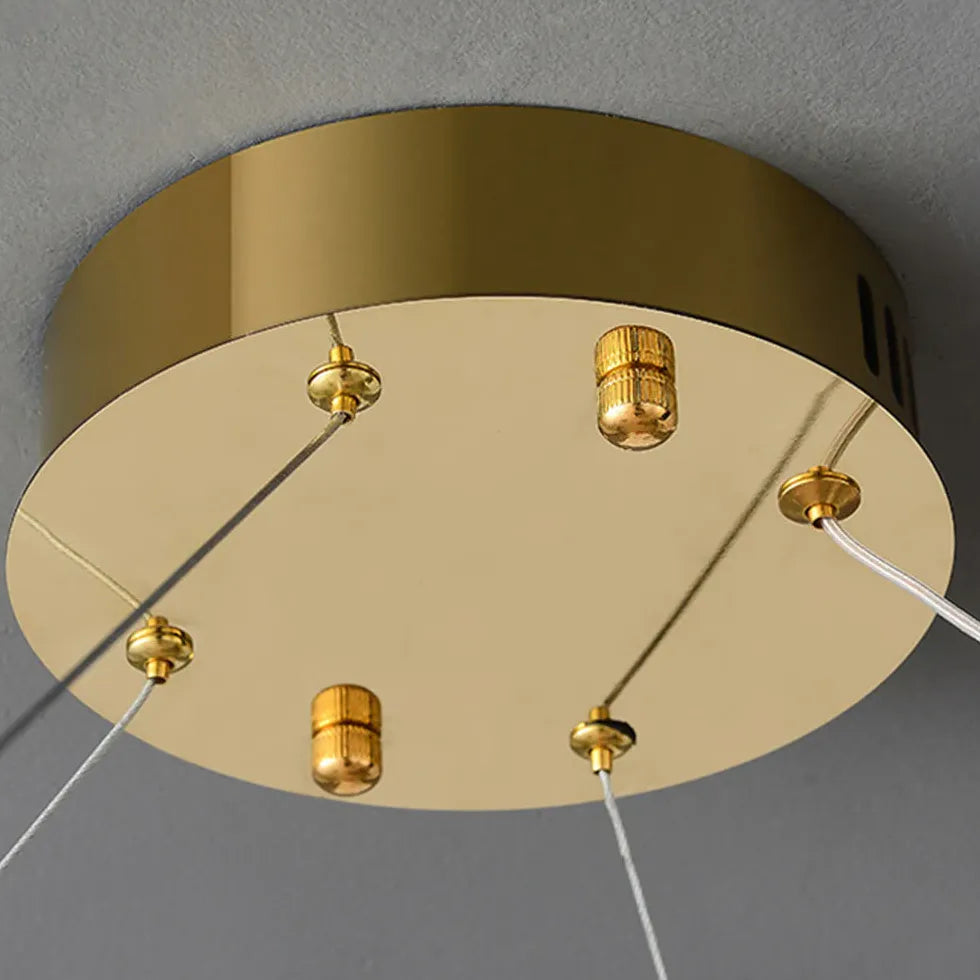 Lampadario Cristalli Pendenti Moderno Stile Ondulato - clowasit.com