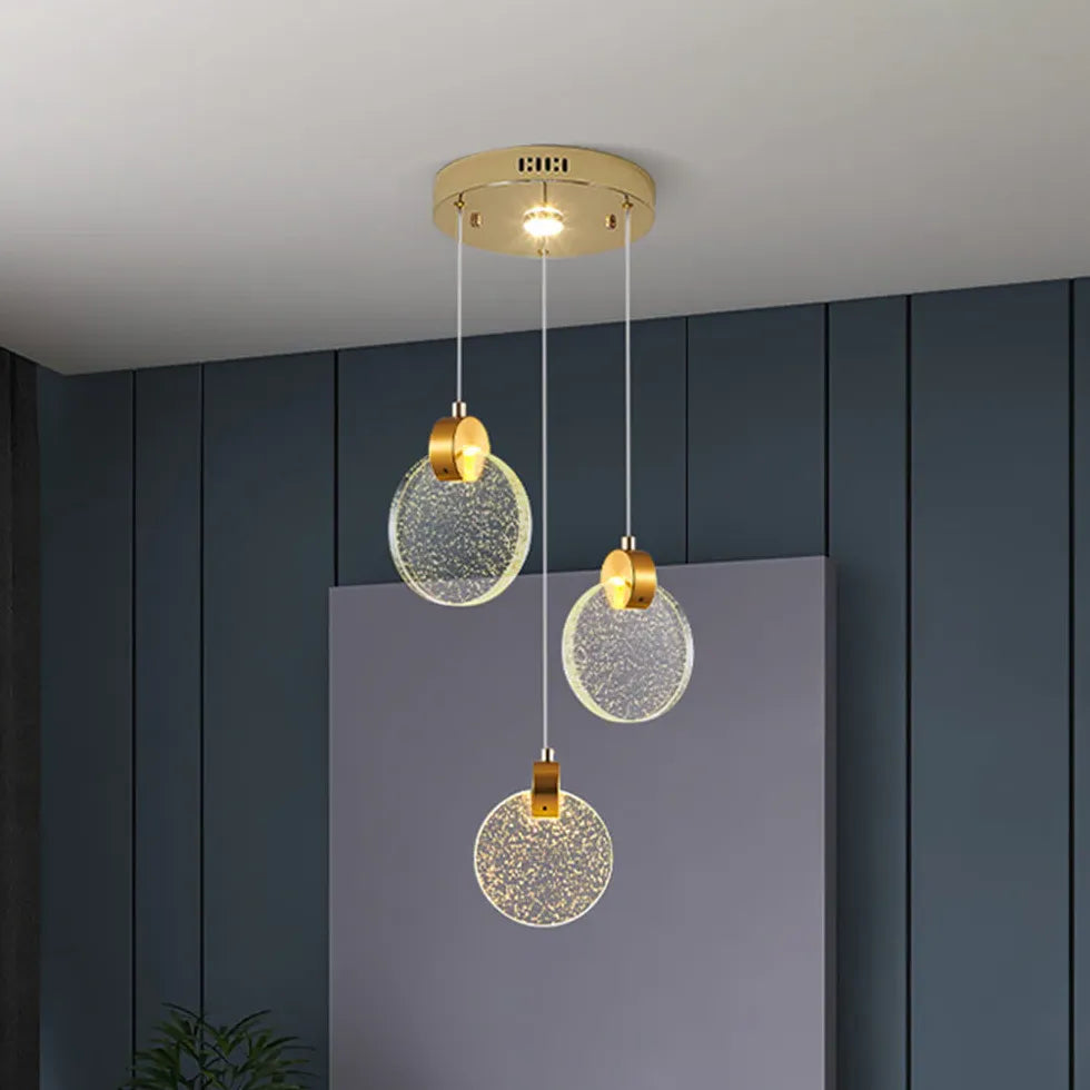 Lampadari cristallo moderno per arredamento elegante oro - clowasit.com