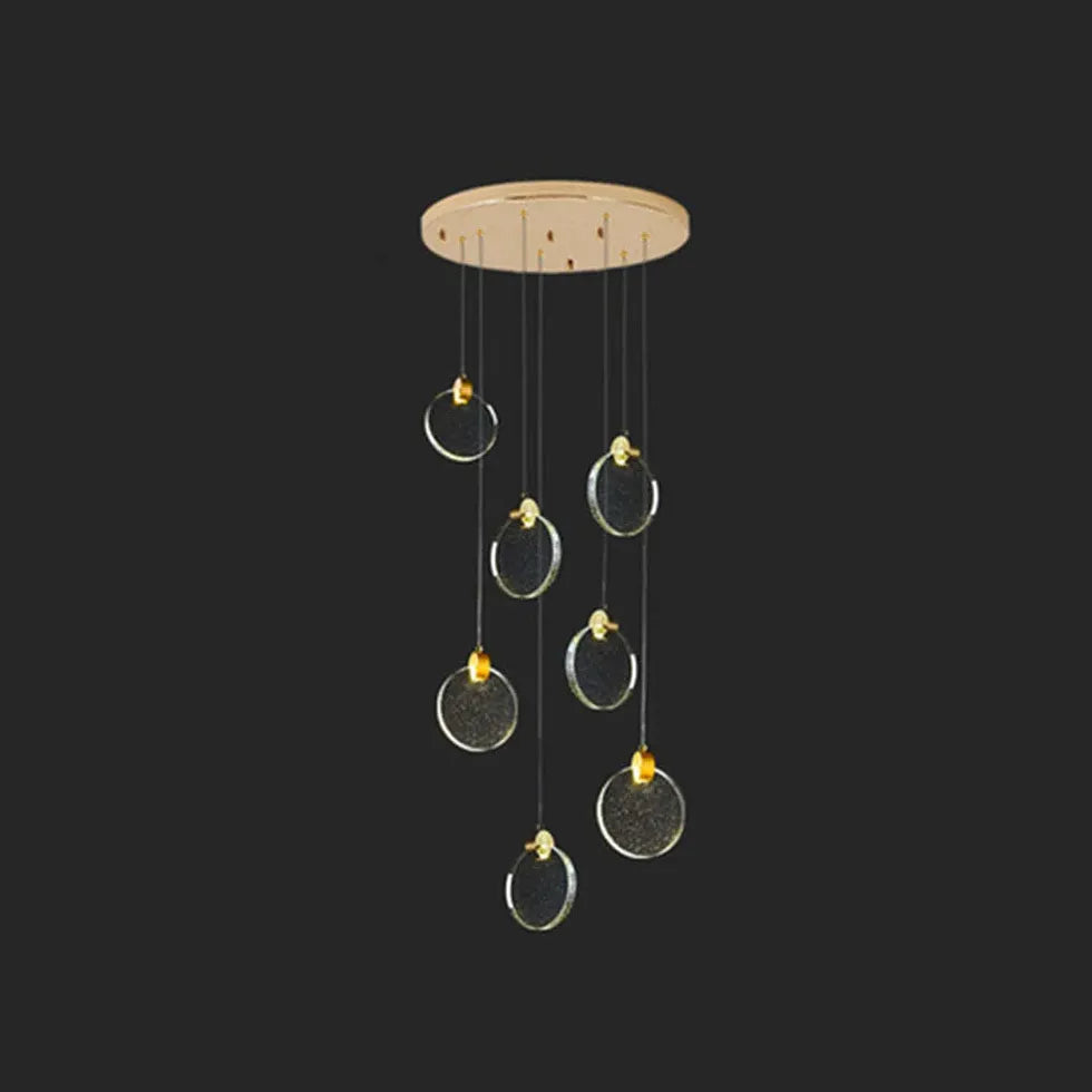 Lampadari cristallo moderno per arredamento elegante oro - clowasit.com