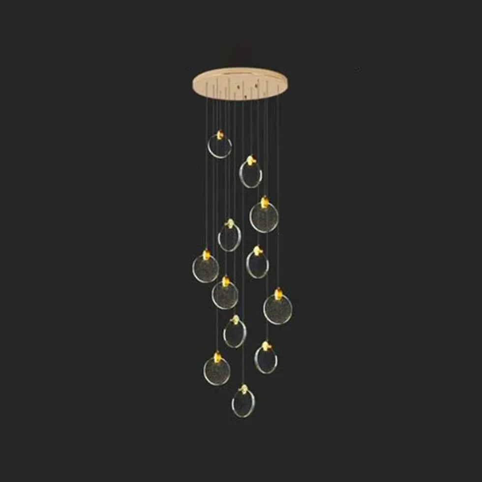 Lampadari cristallo moderno per arredamento elegante oro - clowasit.com