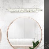 Applique cristallo moderne per bagno argentato - clowasit.com