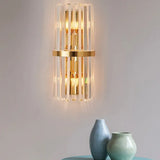Lampadari pendenti cristallo in camera dorata - clowasit.com