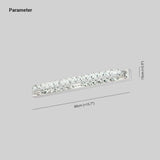 Lampade da bagno sopra specchio cristallo rettangolare - clowasit.com
