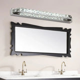 Lampade da bagno sopra specchio cristallo rettangolare - clowasit.com