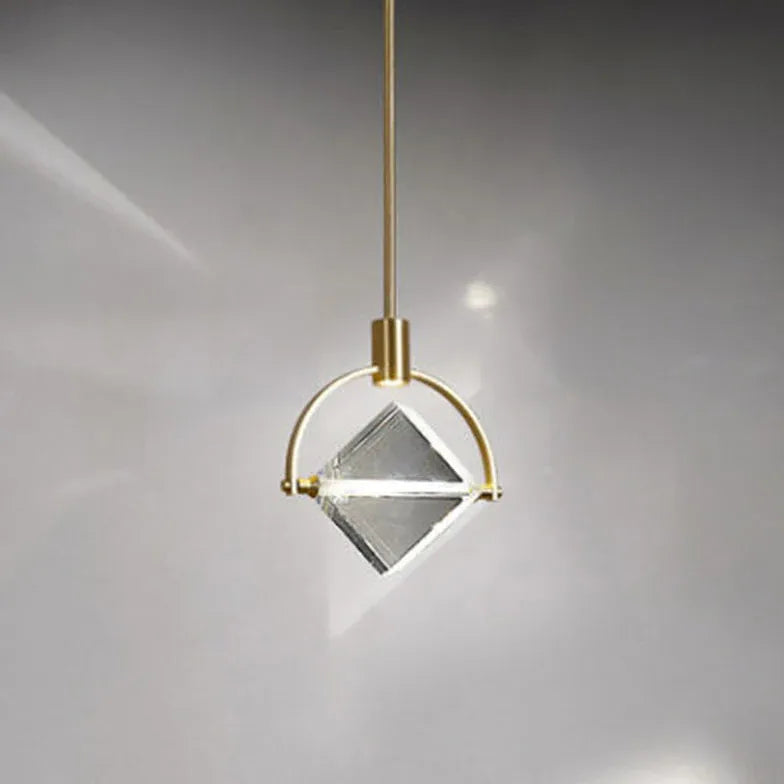 Lampadari Cristallo Moderno con Cornice Metallica - clowasit.com