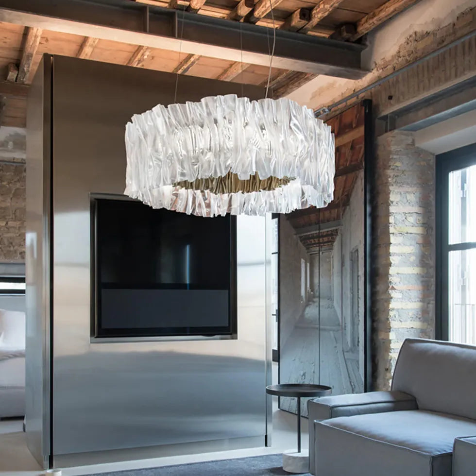 Lampadario moderno soggiorno luminoso stile raffinato - clowasit.com