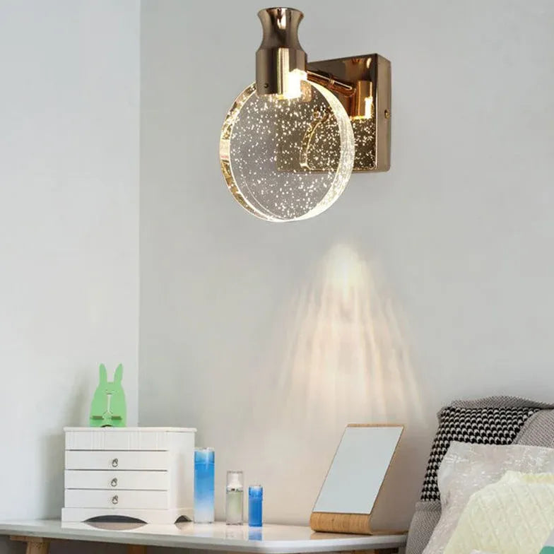 Applique da parete in cristallo LED bolle - clowasit.com