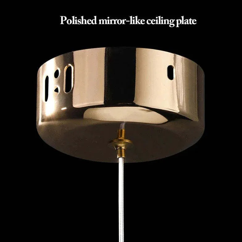 Lampadario moderno cristallo ali di angelo lucente - clowasit.com