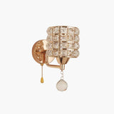Applique moderne in cristallo cilindro elegante - clowasit.com