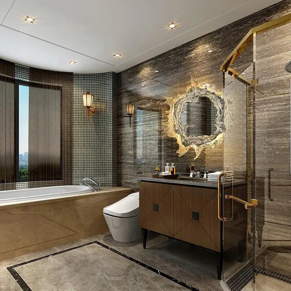 Applique per Specchio Bagno Moderno Onda - clowasit.com