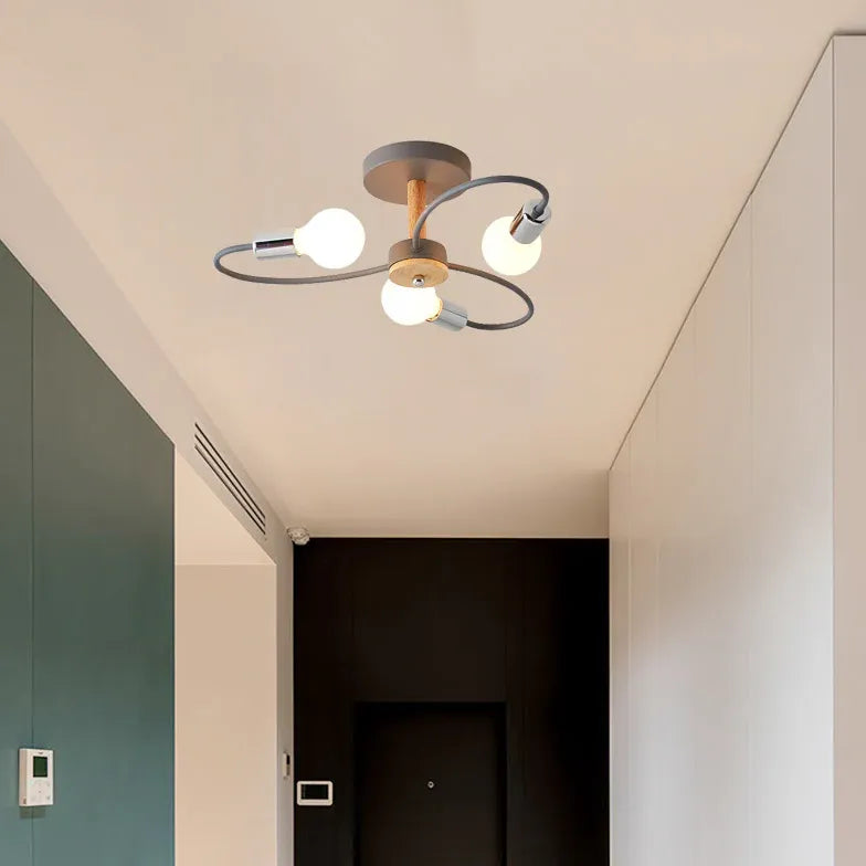 Lampadari design camera da letto Metallico elegante - clowasit.com