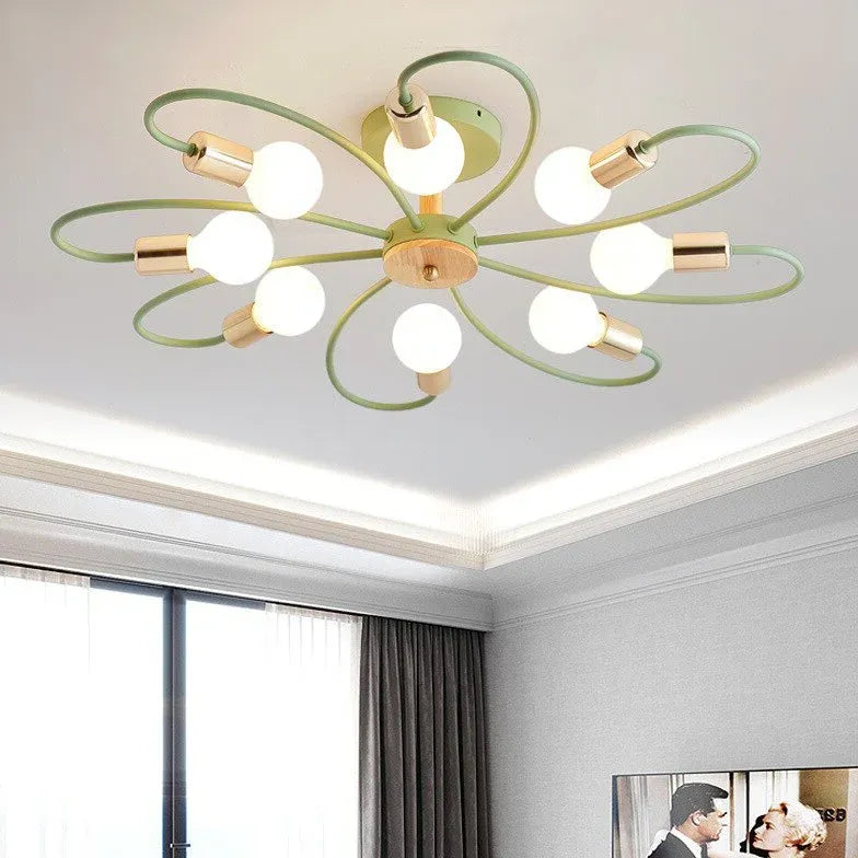 Lampadari design camera da letto Metallico elegante - clowasit.com