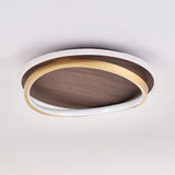 Lampadari per soffitto in noce stratificati rotondi - clowasit.com