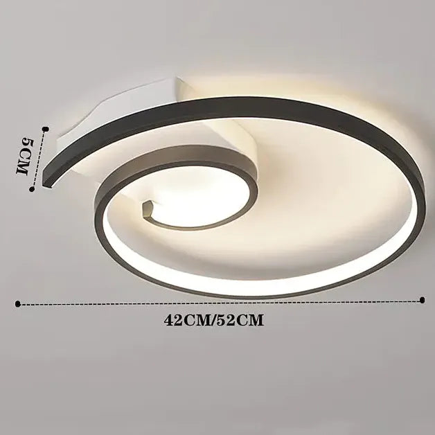 Led plafoniere moderne Design Rotante Bicolore - clowasit.com