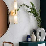 Applique classiche in vetro ottone spazzolato - clowasit.com