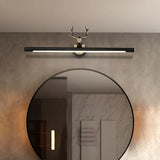 Applique Nero Oro Bagno LED Corno - clowasit.com