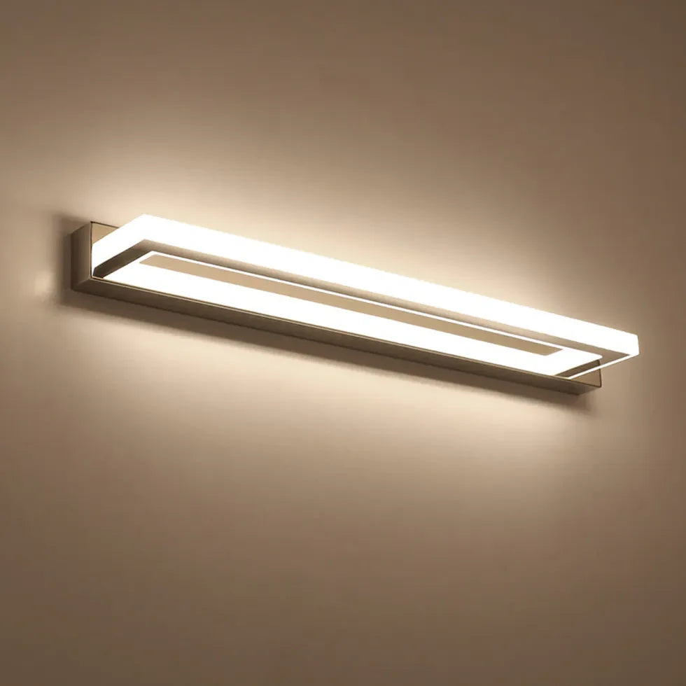 Illuminazione sopra specchio bagno Elegante bianco LED - clowasit.com