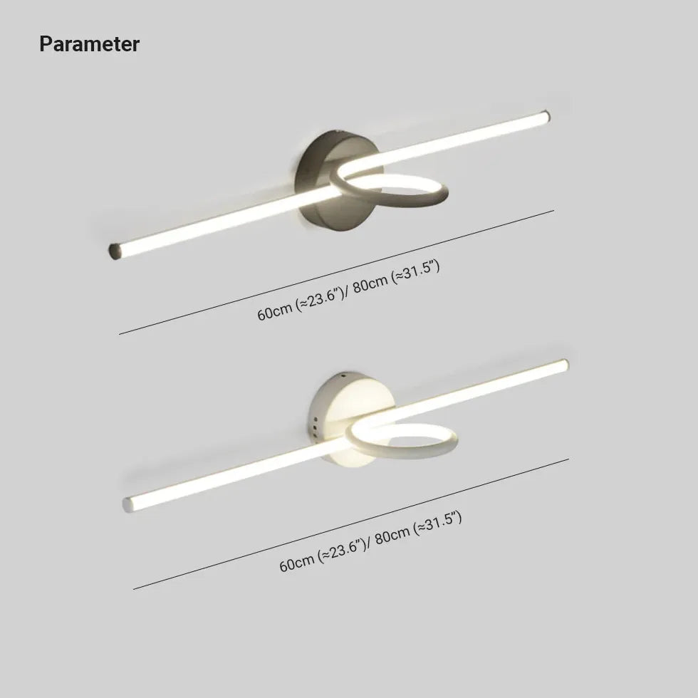 Applique LED Design da Parete Forma a Spirale - clowasit.com